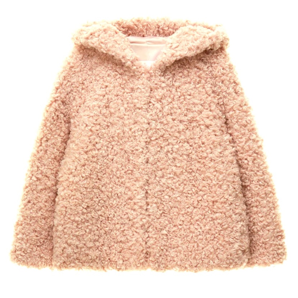 NWT FAUX FUR EVER HOODED TEDDY JACKET | Size 0X